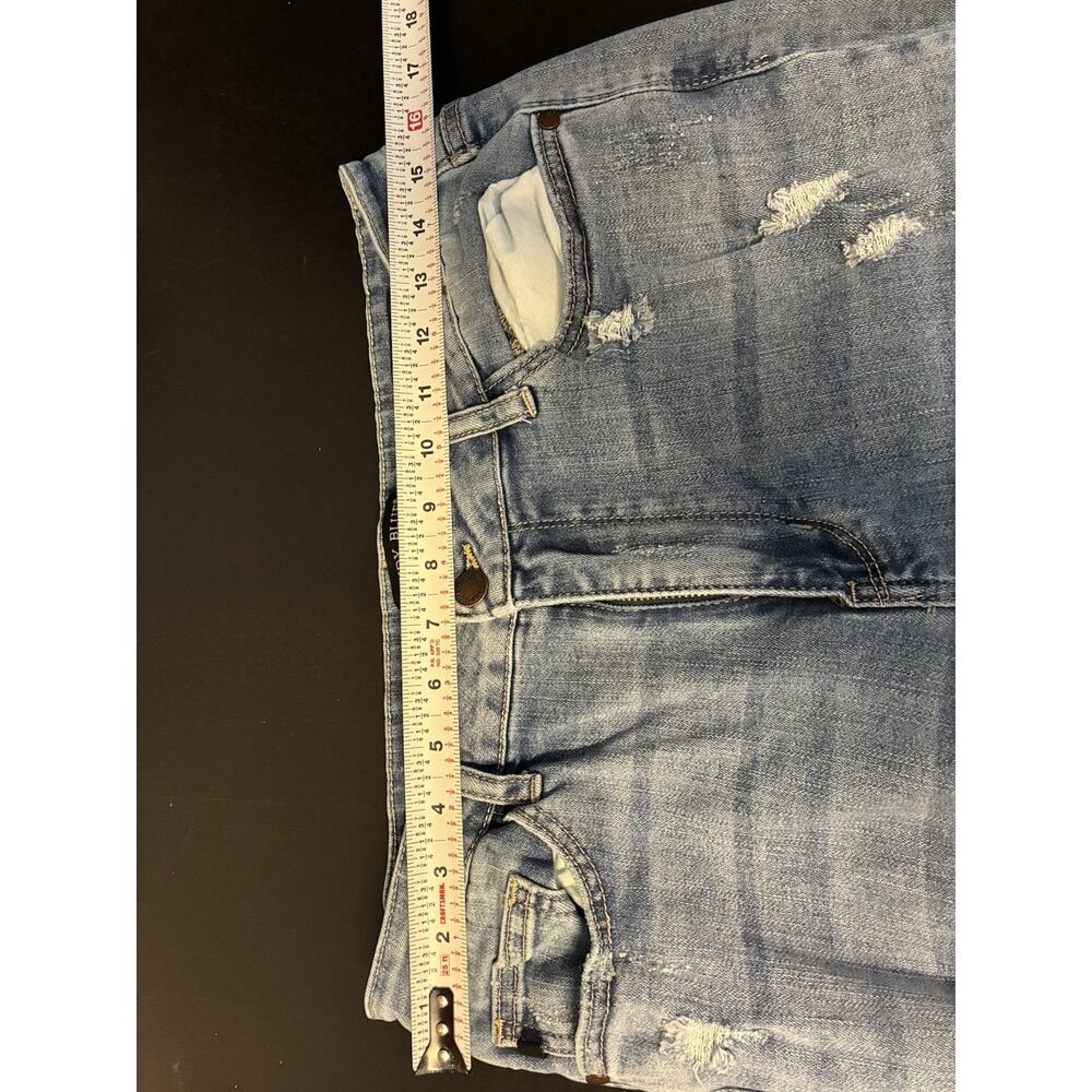Judy Blue Distressed Skinny Jeans Women’s Size 13 (13/31) Mid-Rise Stretch Denim - Picture 5 of 8